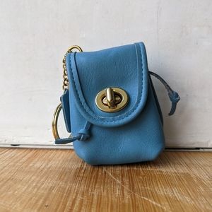 Vintage Coach key fob Glacier